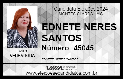 Candidato NETH NERES 2024 - MONTES CLAROS - Eleições