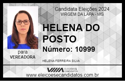 Candidato HELENA DO POSTO 2024 - VIRGEM DA LAPA - Eleições