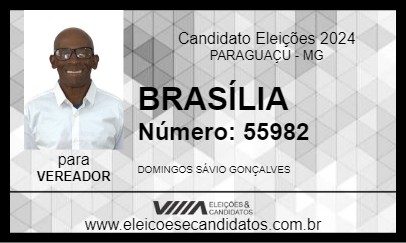 Candidato BRASÍLIA 2024 - PARAGUAÇU - Eleições