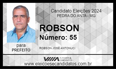 Candidato ROBSON 2024 - PEDRA DO ANTA - Eleições