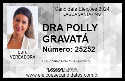 Candidato DRA POLLY GRAVATÁ 2024 - LAGOA SANTA - Eleições