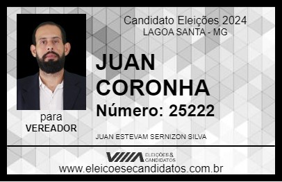 Candidato JUAN CORONHA 2024 - LAGOA SANTA - Eleições