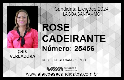 Candidato ROSE CADEIRANTE 2024 - LAGOA SANTA - Eleições