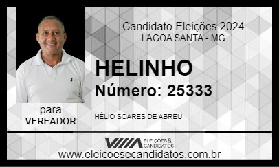 Candidato HELINHO 2024 - LAGOA SANTA - Eleições