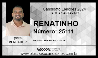 Candidato RENATINHO 2024 - LAGOA SANTA - Eleições