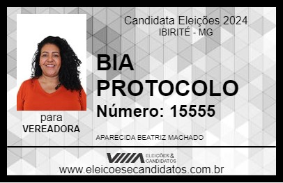 Candidato BEATRIZ TINA 2024 - IBIRITÉ - Eleições