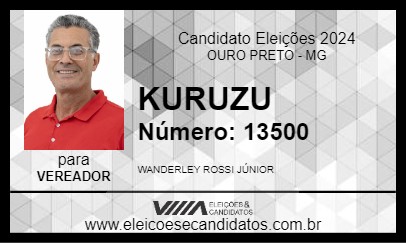 Candidato KURUZU 2024 - OURO PRETO - Eleições