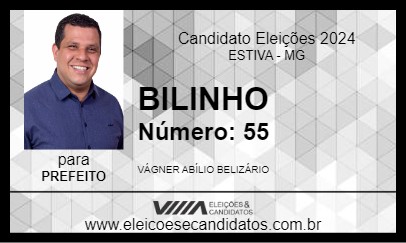 Candidato BILINHO 2024 - ESTIVA - Eleições