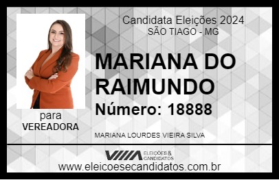 Candidato MARIANA DO RAIMUNDO 2024 - SÃO TIAGO - Eleições