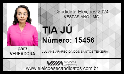 Candidato TIA JÚ 2024 - VESPASIANO - Eleições