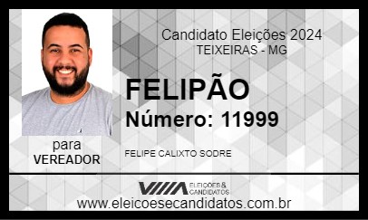 Candidato FELIPÃO 2024 - TEIXEIRAS - Eleições