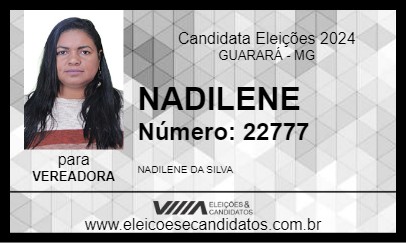 Candidato NADILENE 2024 - GUARARÁ - Eleições