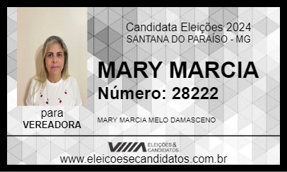 Candidato MARY MARCIA 2024 - SANTANA DO PARAÍSO - Eleições