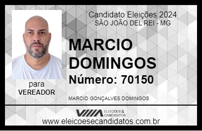 Candidato MARCIO DOMINGOS 2024 - SÃO JOÃO DEL REI - Eleições