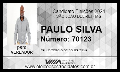 Candidato PAULO SILVA 2024 - SÃO JOÃO DEL REI - Eleições