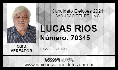 Candidato LUCAS RIOS 2024 - SÃO JOÃO DEL REI - Eleições