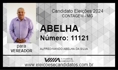 Candidato ABELHA 2024 - CONTAGEM - Eleições