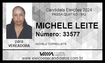 Candidato MICHELE LEITE 2024 - PASSA QUATRO - Eleições