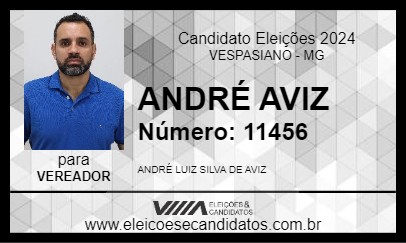 Candidato ANDRÉ AVIZ 2024 - VESPASIANO - Eleições