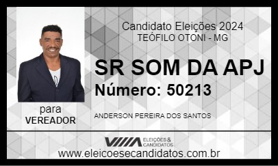 Candidato SR SOM DA APJ 2024 - TEÓFILO OTONI - Eleições