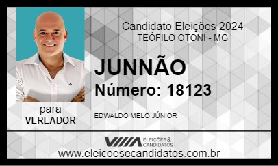 Candidato JUNNÃO 2024 - TEÓFILO OTONI - Eleições