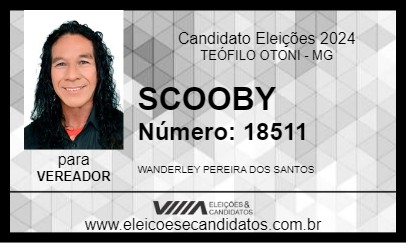 Candidato SCOOBY 2024 - TEÓFILO OTONI - Eleições