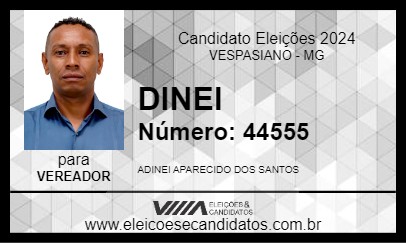 Candidato DINEI 2024 - VESPASIANO - Eleições