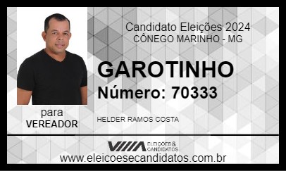 Candidato GAROTINHO 2024 - CÔNEGO MARINHO - Eleições