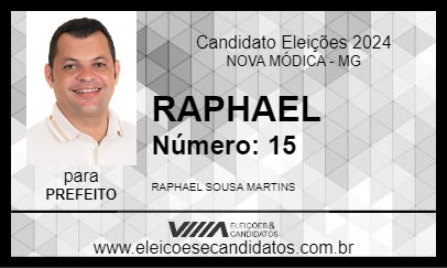 Candidato RAPHAEL 2024 - NOVA MÓDICA - Eleições