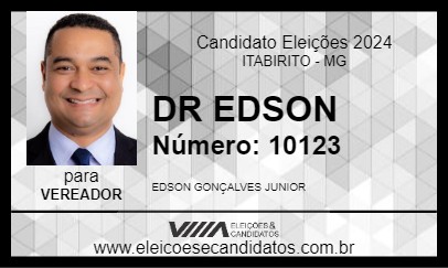 Candidato DR EDSON 2024 - ITABIRITO - Eleições