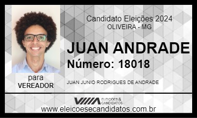 Candidato JUAN ANDRADE 2024 - OLIVEIRA - Eleições