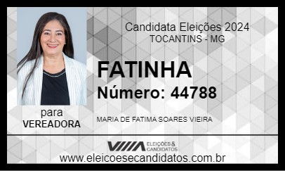 Candidato FATINHA 2024 - TOCANTINS - Eleições