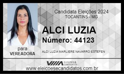 Candidato ALCI LUZIA 2024 - TOCANTINS - Eleições