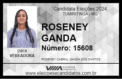 Candidato ROSENEY GANDA 2024 - TUMIRITINGA - Eleições