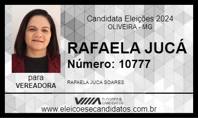 Candidato RAFAELA DA FORNELLI 2024 - OLIVEIRA - Eleições