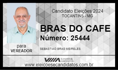 Candidato BRAS DO CAFE 2024 - TOCANTINS - Eleições