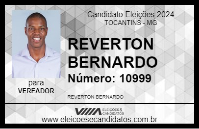 Candidato REVERTON BERNARDO 2024 - TOCANTINS - Eleições