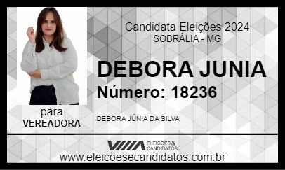 Candidato DEBORA JUNIA 2024 - SOBRÁLIA - Eleições