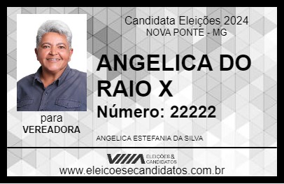 Candidato ANGELICA DO RAIO X 2024 - NOVA PONTE - Eleições