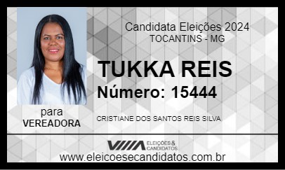 Candidato TUKKA REIS 2024 - TOCANTINS - Eleições