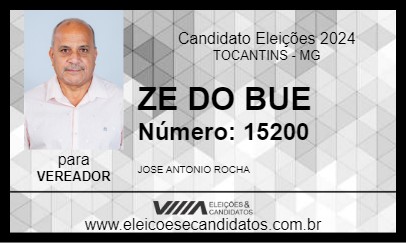 Candidato ZE DO BUE 2024 - TOCANTINS - Eleições