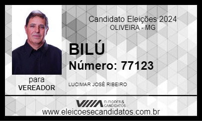 Candidato BILÚ 2024 - OLIVEIRA - Eleições