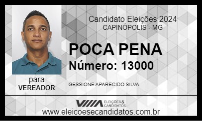 Candidato POCA PENA 2024 - CAPINÓPOLIS - Eleições