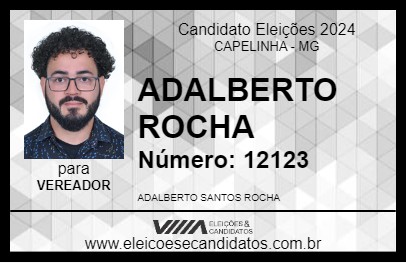 Candidato ADALBERTO ROCHA 2024 - CAPELINHA - Eleições