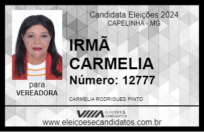 Candidato IRMÃ CARMELIA 2024 - CAPELINHA - Eleições