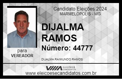 Candidato DIJALMA RAMOS 2024 - MARMELÓPOLIS - Eleições