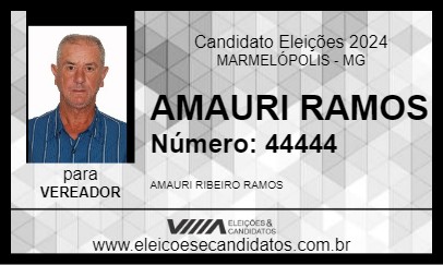 Candidato AMAURI RAMOS 2024 - MARMELÓPOLIS - Eleições