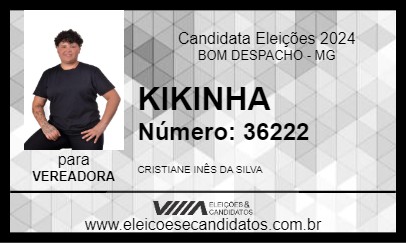 Candidato KIKINHA 2024 - BOM DESPACHO - Eleições