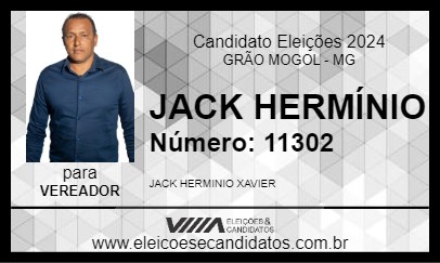 Candidato CHEFE DE MANÉ SECO 2024 - GRÃO MOGOL - Eleições