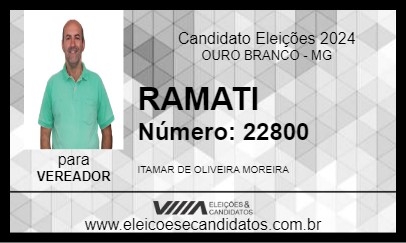 Candidato RAMATI 2024 - OURO BRANCO - Eleições